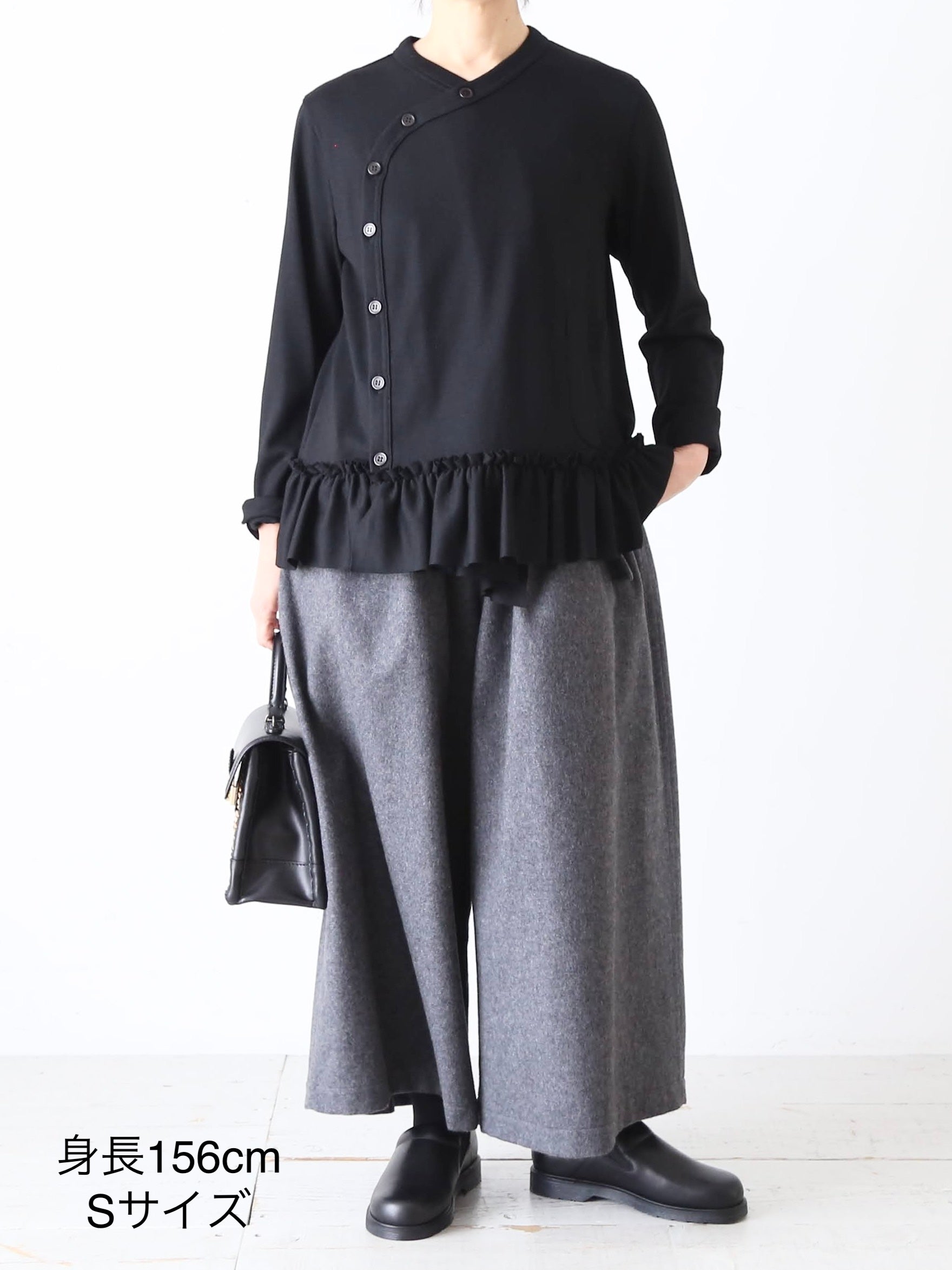 noir kei ninomiya ウール天竺ニット [3P-T017-051]