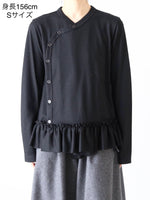 画像をギャラリービューアに読み込む, noir kei ninomiya ウール天竺ニット [3P-T017-051]
