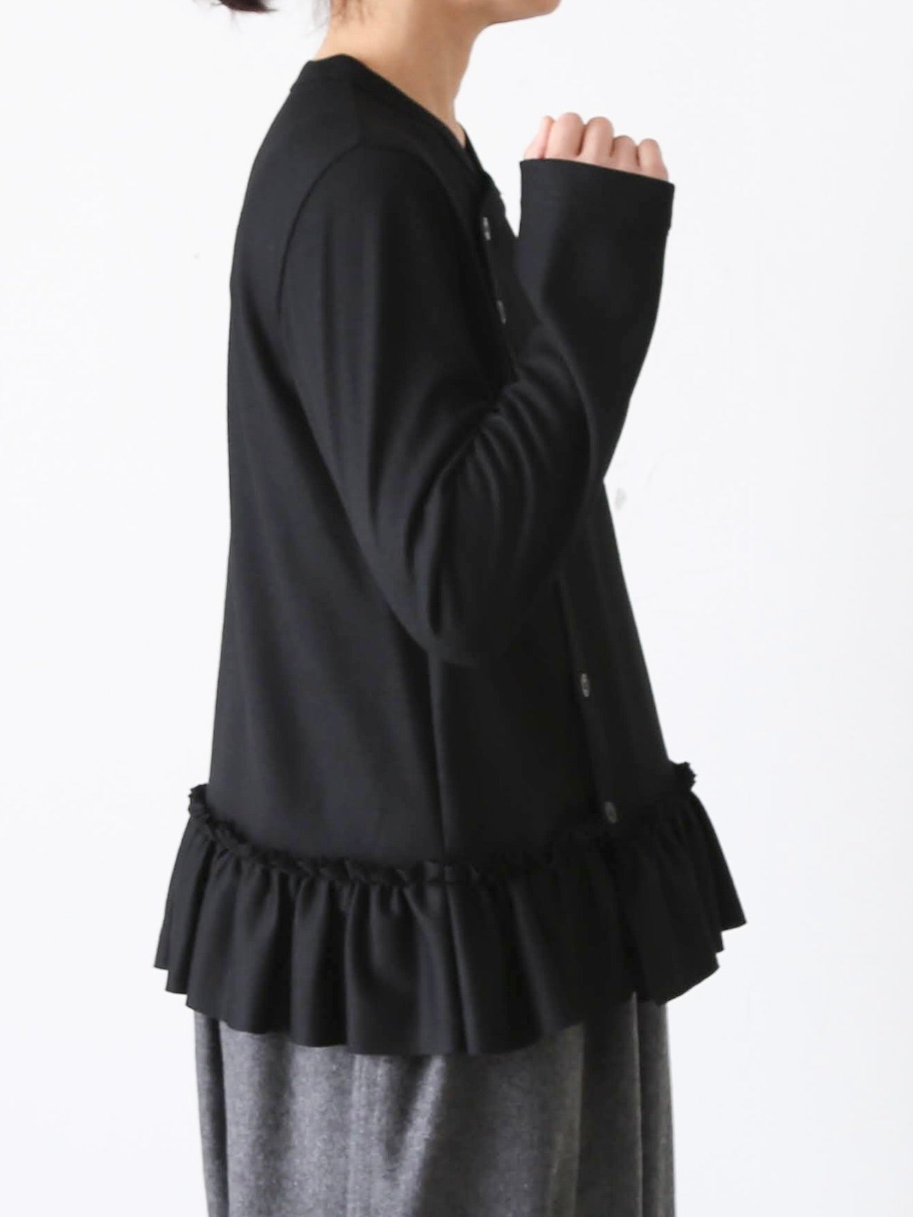 noir kei ninomiya ウール天竺ニット [3P-T017-051]