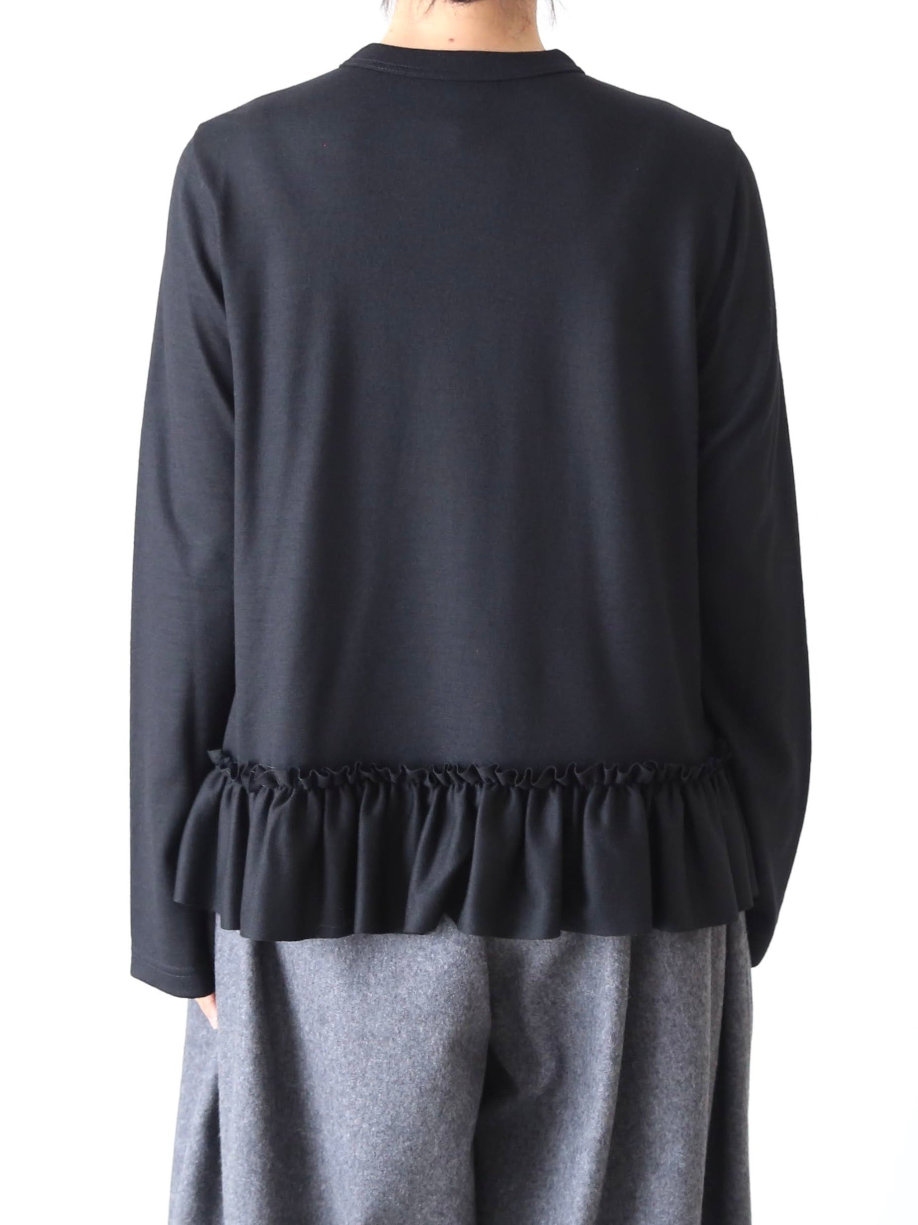 noir kei ninomiya ウール天竺ニット [3P-T017-051]