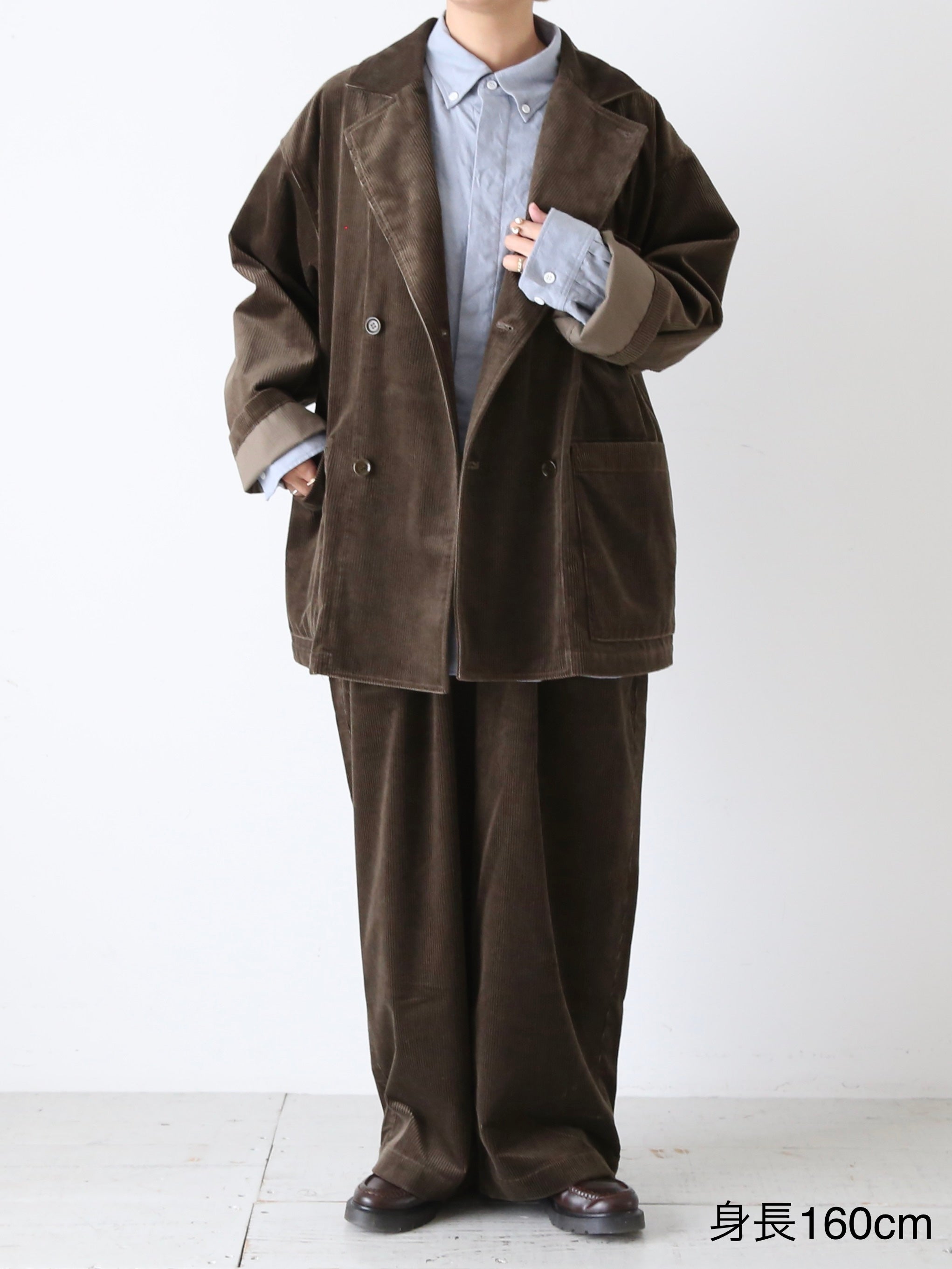 TOUJOURS ダブルブレステッドサックジャケット [TM43RJ02]