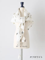 画像をギャラリービューアに読み込む, BUNON タッセルスカーフ [BN2640]
