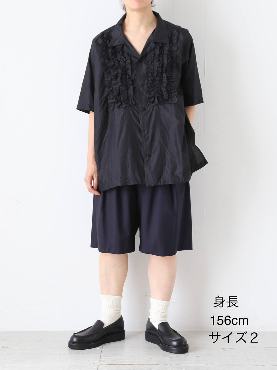 TOUJOURS 2インプリーツ ショーツ ウール100% スーパー120s 春夏 – CREER