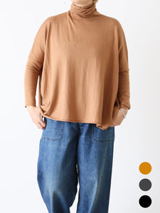 Veritecoeur 5カラー タートルネック コットンシルクカシミヤ 3色 – CREER