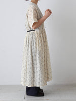 Load image into Gallery viewer, TOUJOURS Half Sleeve Pleated Cache-Coeur Dress [TM44LD05]
