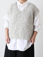 画像をギャラリービューアに読み込む, Veritecoeur ハンドニットベスト[VCK-255]
