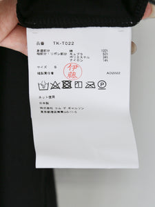 tao 綿天竺×キュプラエステルナイロンチェックTシャツ [TK-T022-051]