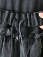 画像をギャラリービューアに読み込む, noir kei ninomiya ウールギャバジン×エステルオーガンジースカート [3P-S001-051]
