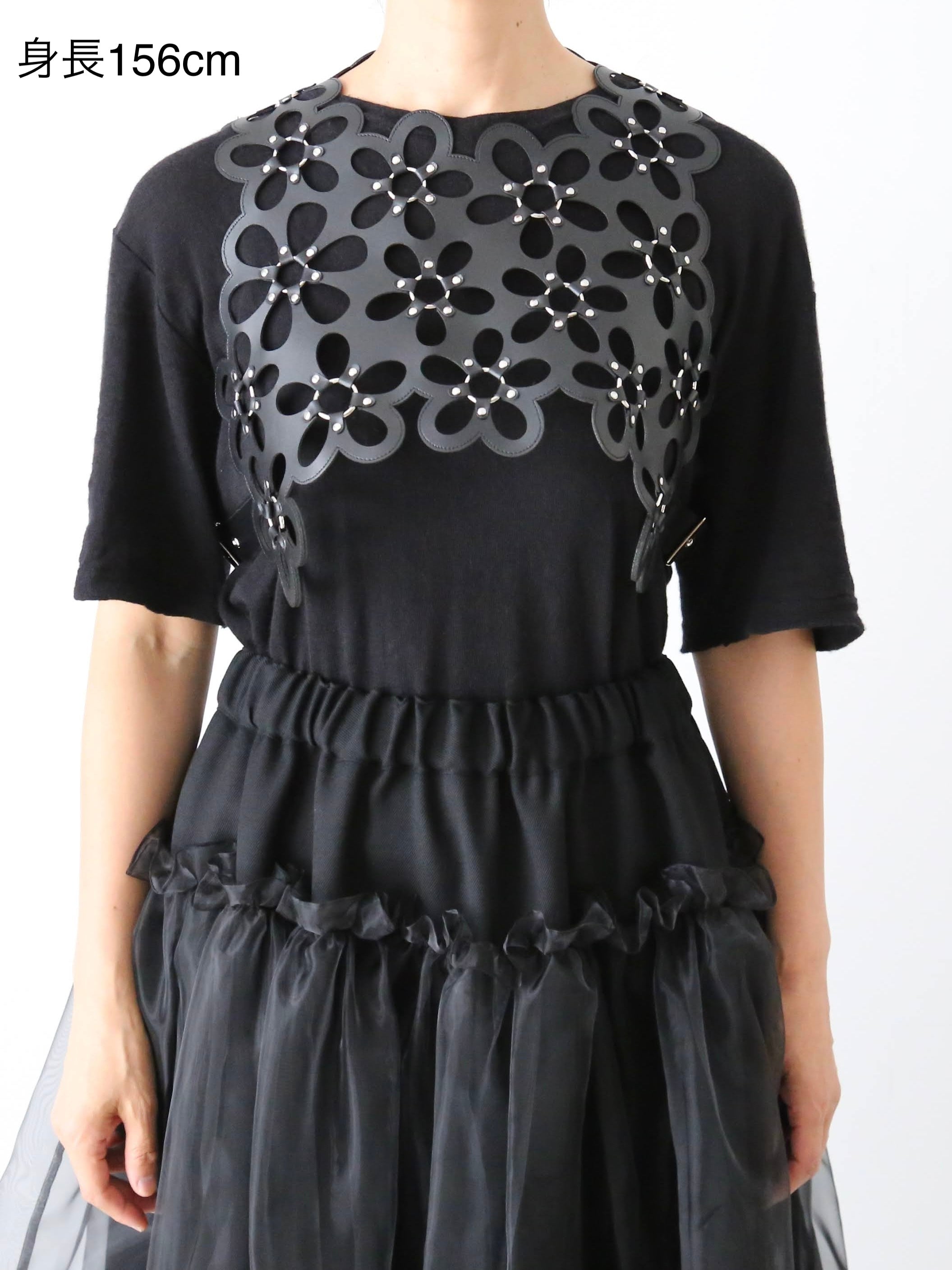 noir kei ninomiya  合成皮革ベスト [3P-V002-051]