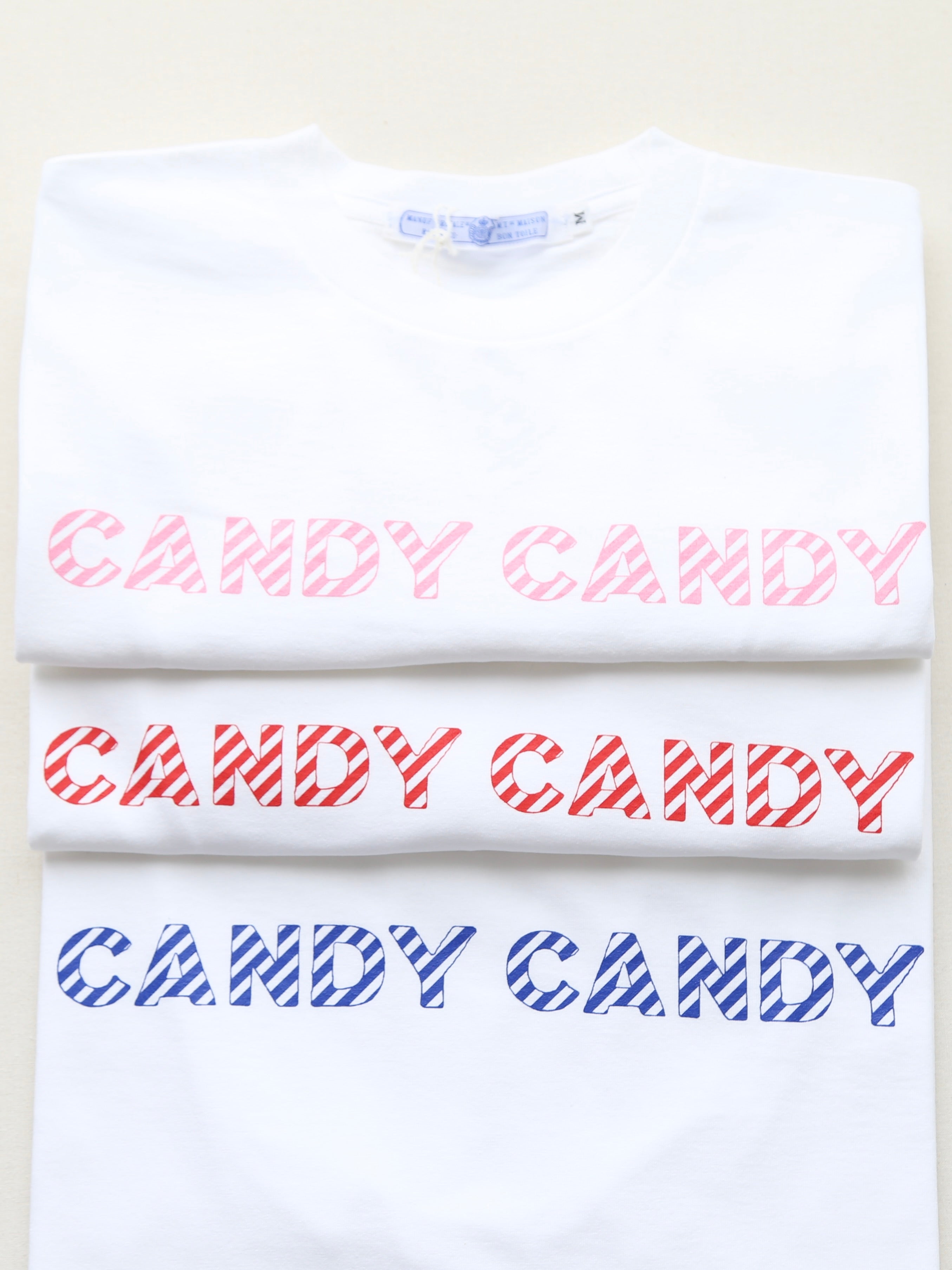 R&D.M.Co- CANDY CANDY Tシャツ ストライプ [8187] – CREER