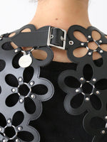 画像をギャラリービューアに読み込む, noir kei ninomiya  合成皮革ベスト [3P-V002-051]
