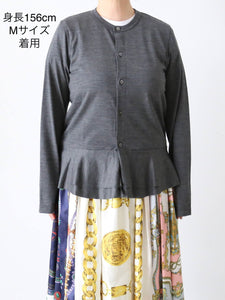 tao タオ コム デ ギャルソン ウール天竺トップス – CREER