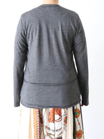 画像をギャラリービューアに読み込む, tao ウール天竺トップス [TP-T003-051]
