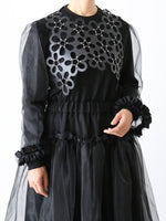 画像をギャラリービューアに読み込む, noir kei ninomiya  合成皮革ベスト [3P-V002-051]
