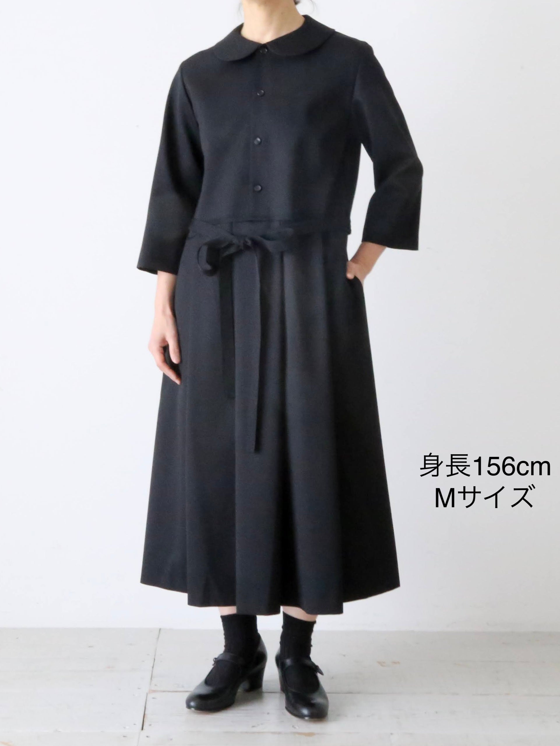 tao タオ コム デ ギャルソン ウールギャバ後染めワンピース – CREER