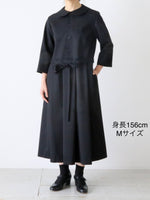 画像をギャラリービューアに読み込む, tao  ウールギャバ後染めワンピース [TC-O103-051]
