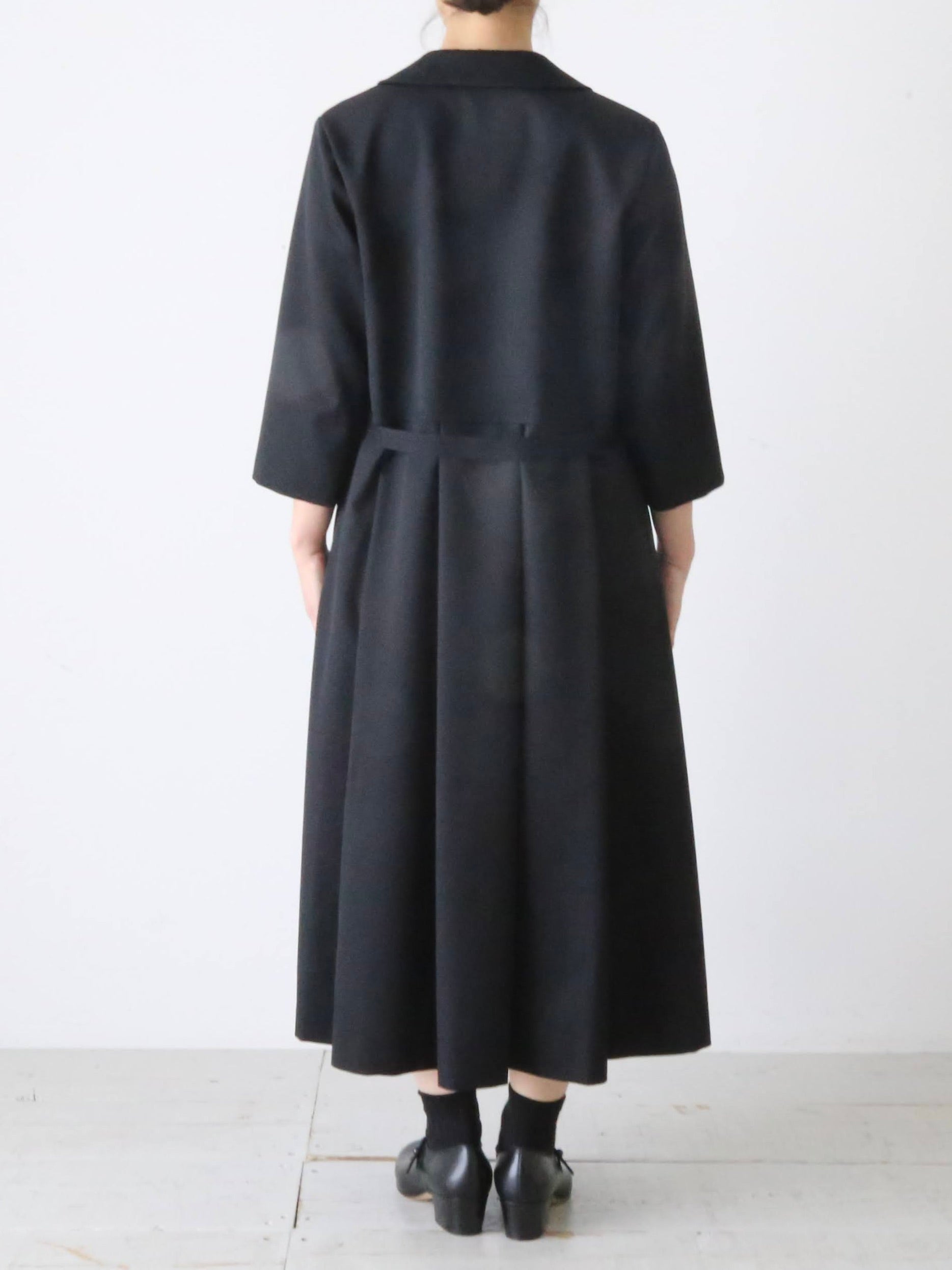 comme des garcons tao/ ウールギャバ　後染めワンピース tao タオ コム デ ギャルソン ウールギャバ後染めワンピース – CREER