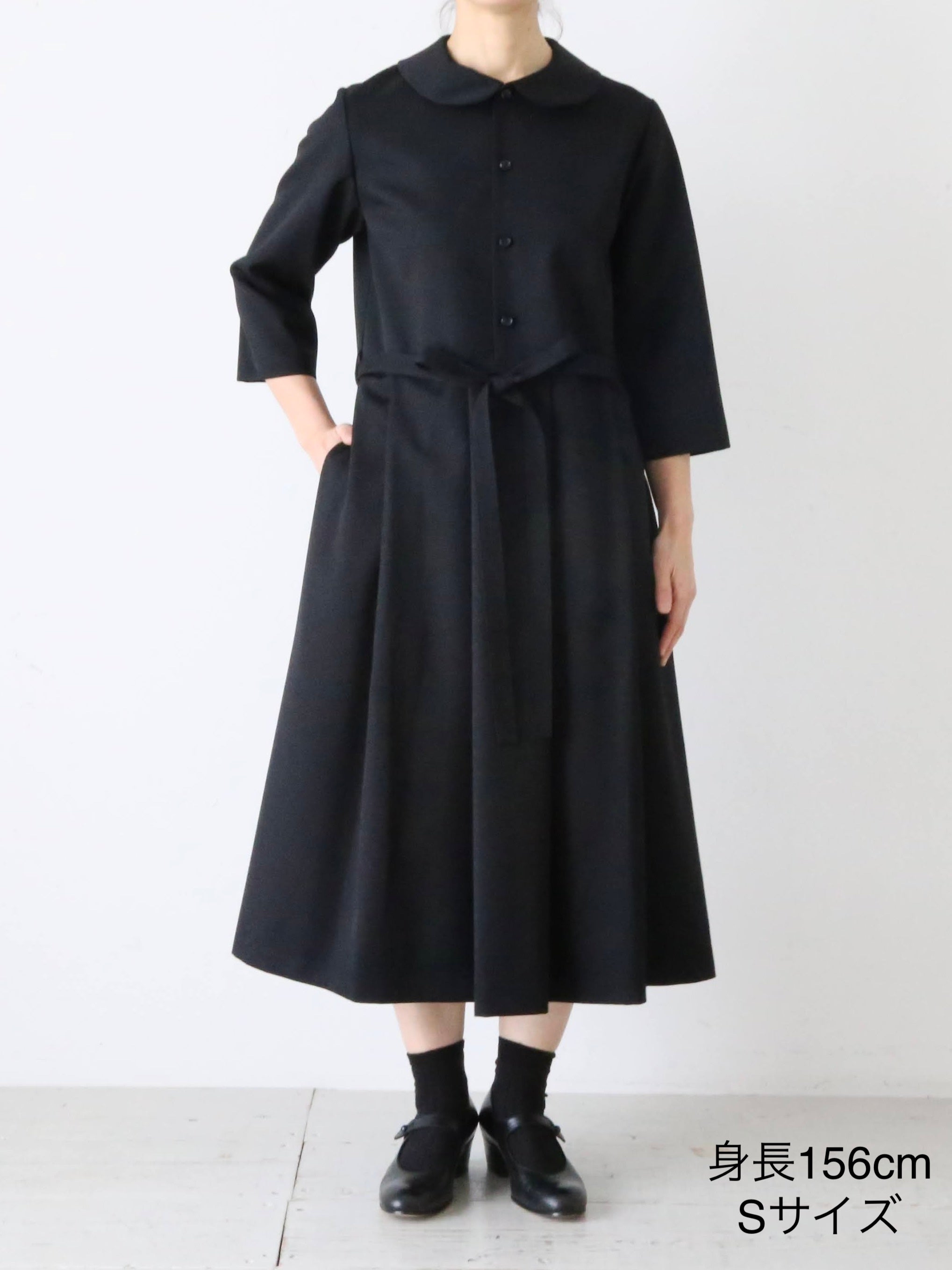 tao タオ コム デ ギャルソン ウールギャバ後染めワンピース – CREER