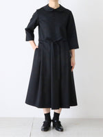画像をギャラリービューアに読み込む, tao  ウールギャバ後染めワンピース [TC-O103-051]
