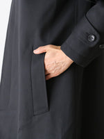 画像をギャラリービューアに読み込む, tao ウールエステルギャバ先染コート [TP-C001-051]
