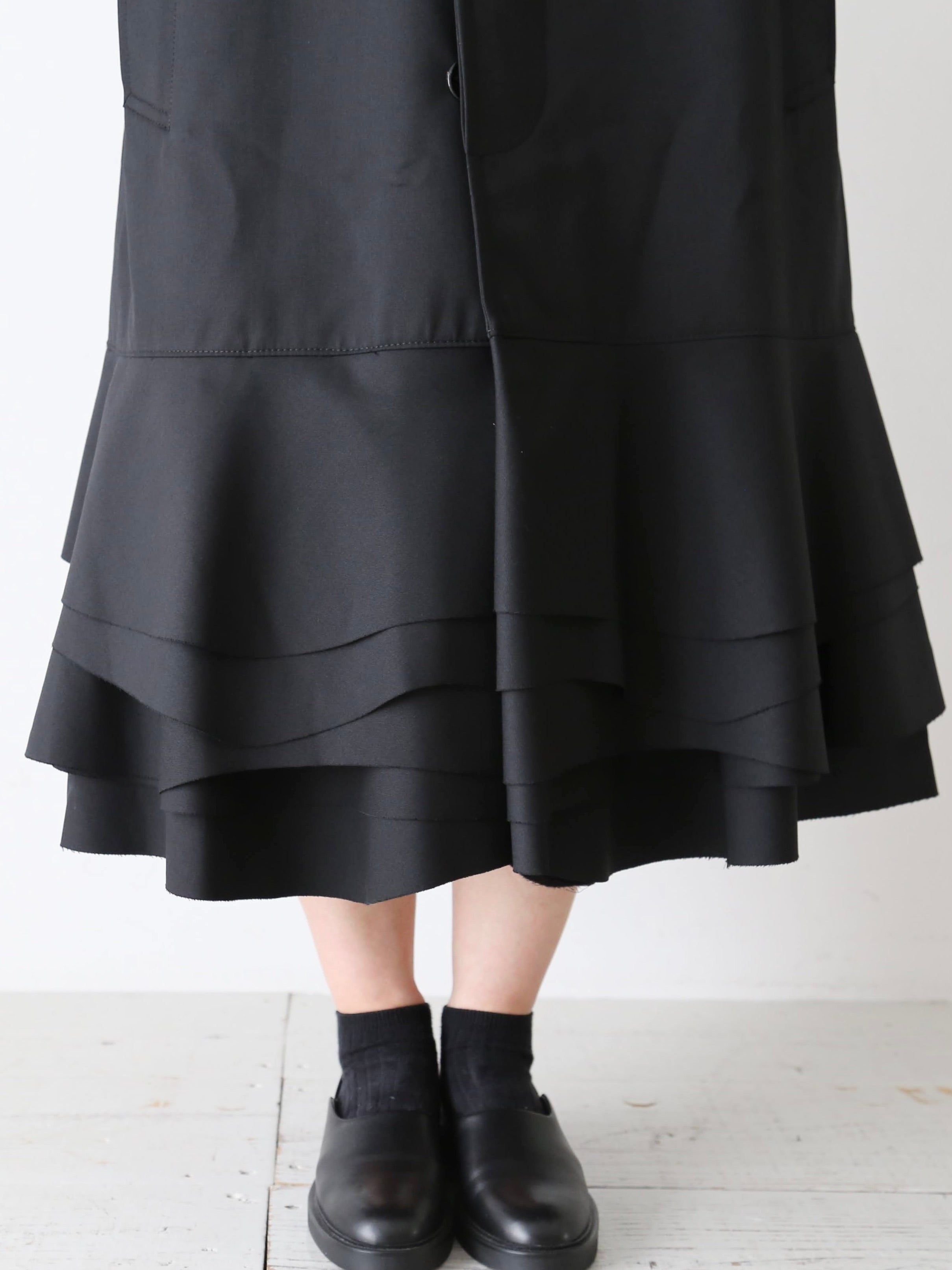 tao ウールエステルギャバ先染コート [TP-C001-051]