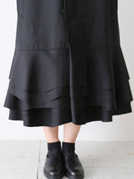 画像をギャラリービューアに読み込む, tao ウールエステルギャバ先染コート [TP-C001-051]
