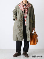 画像をギャラリービューアに読み込む, tao ナイロンタフタ×綿ナイロンウェザーコート Fumi Imamura [TQ-C002-051]
