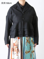 画像をギャラリービューアに読み込む, tao ウールエステルギャバ先染ジャケット [TP-J005-051]
