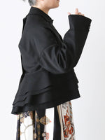 画像をギャラリービューアに読み込む, tao ウールエステルギャバ先染ジャケット [TP-J005-051]
