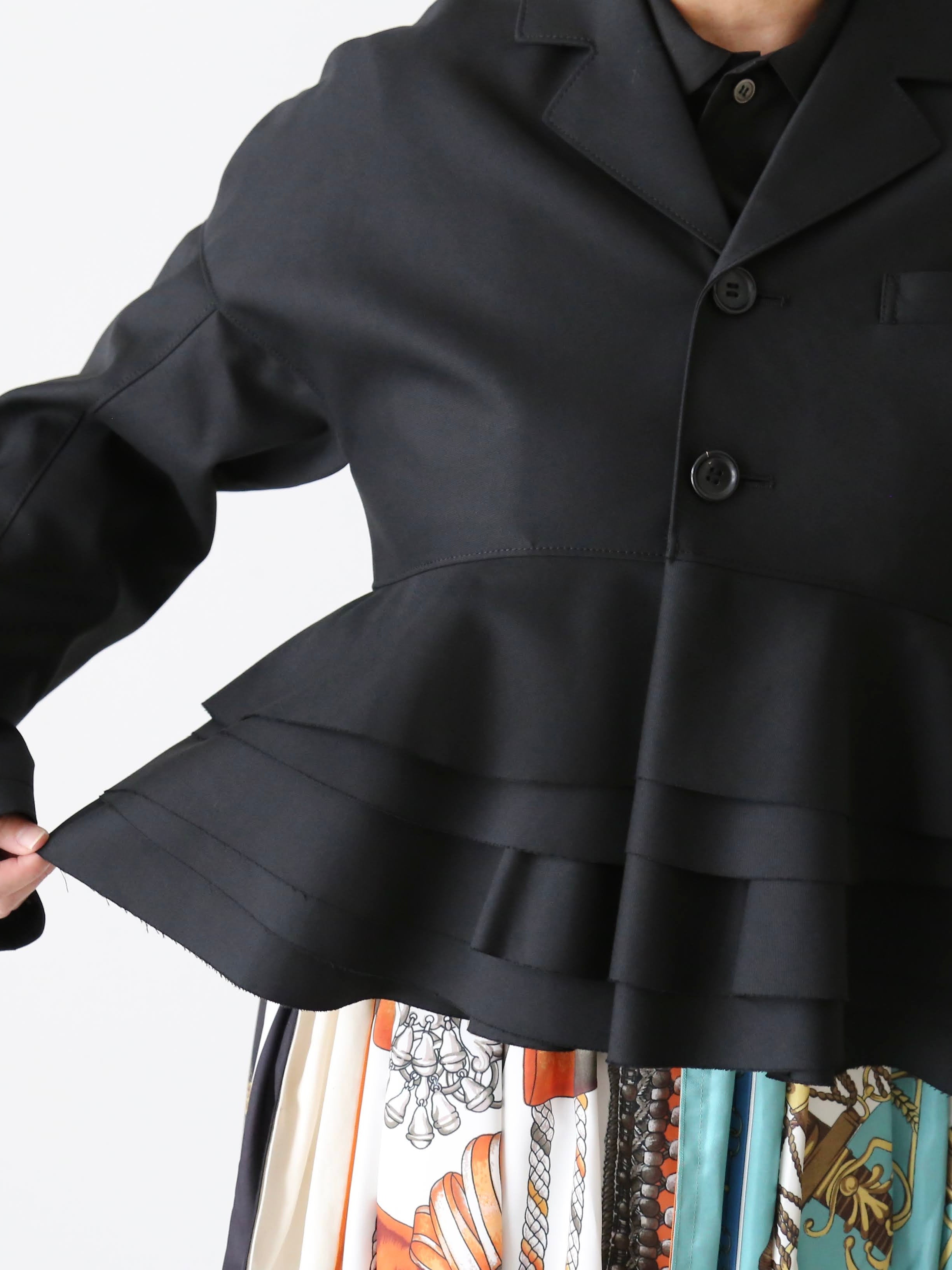 tao ウールエステルギャバ先染ジャケット [TP-J005-051]