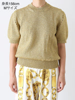 画像をギャラリービューアに読み込む, tao ラメリリヤーン天竺ニット [TP-N014-051]
