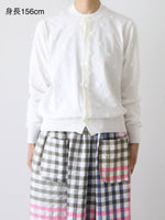 画像をギャラリービューアに読み込む, tao  綿天竺ドット柄カーディガン [TQ-N015-051]
