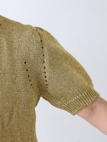 画像をギャラリービューアに読み込む, tao ラメリリヤーン天竺ニット [TP-N014-051]
