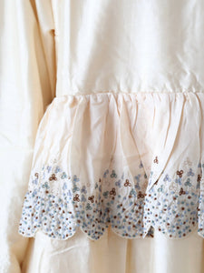 BUNON ブノン フラップドレス 刺繍 シルク [BN2662]｜CREER