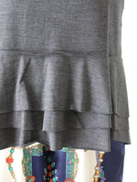 画像をギャラリービューアに読み込む, tao ウール天竺襟付きトップス [TP-T004-051]
