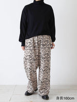 画像をギャラリービューアに読み込む, R&amp;D.M.Co- ワイルドベリーリラックスゴムパンツ [7772]
