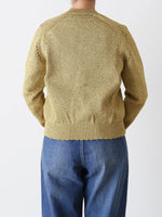 画像をギャラリービューアに読み込む, tao ラメリリヤーン天竺ニットカーディガン [TP-N015-051]
