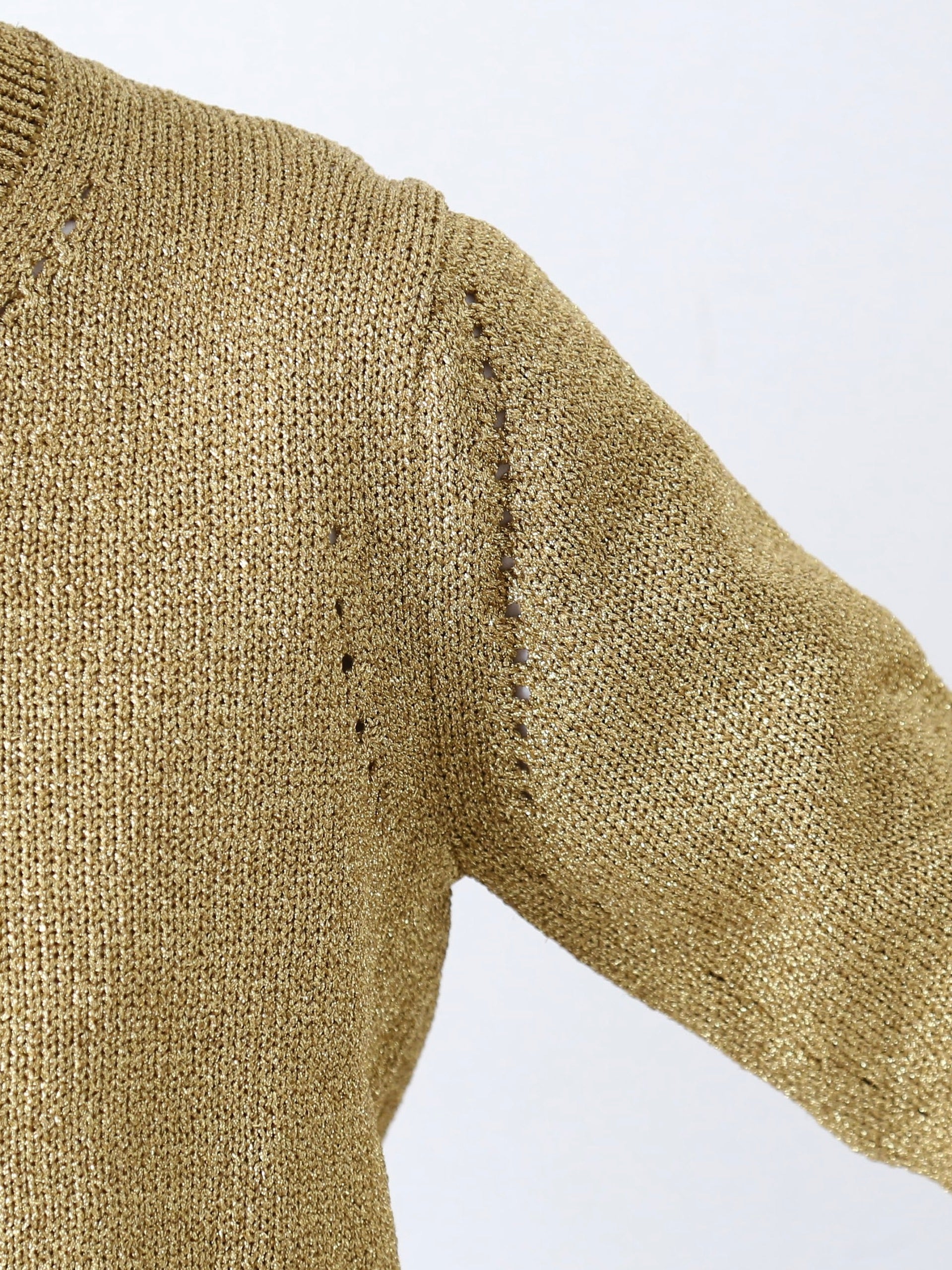 tao ラメリリヤーン天竺ニットカーディガン [TP-N015-051]