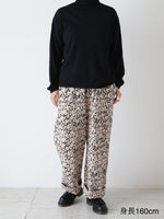 画像をギャラリービューアに読み込む, R&amp;D.M.Co- ワイルドベリーリラックスゴムパンツ [7772]
