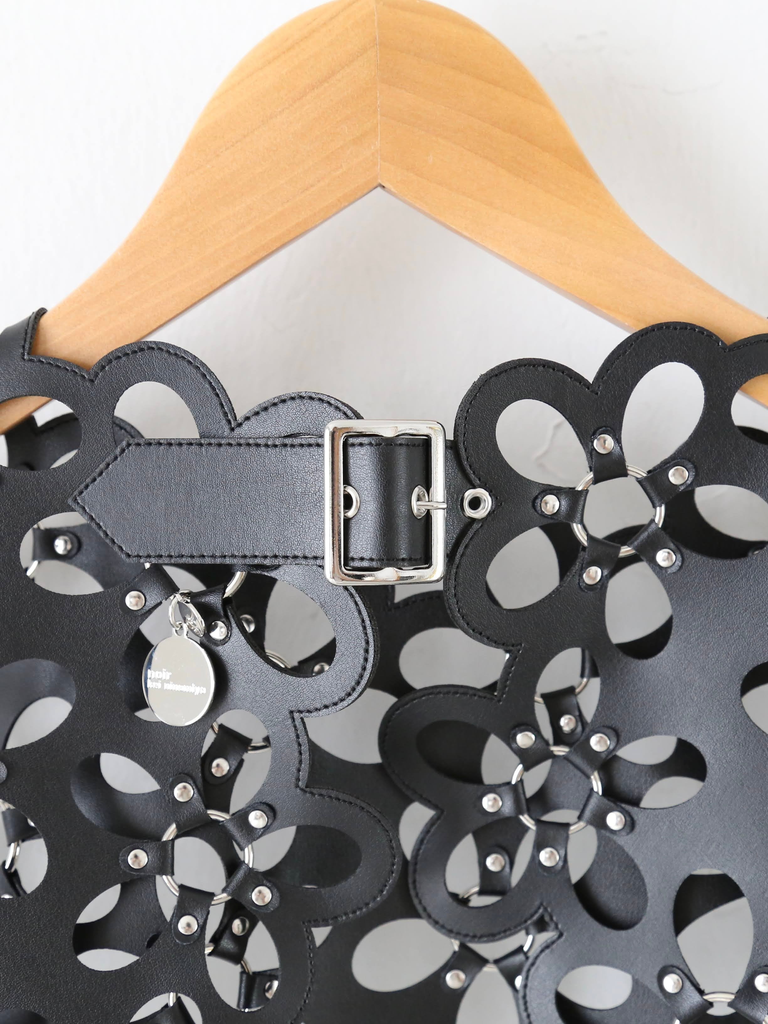 noir kei ninomiya  合成皮革ベスト [3P-V002-051]