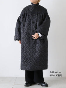 noir kei ninomiya エステルツイルキルトコート [3P-C003-051] – CREER