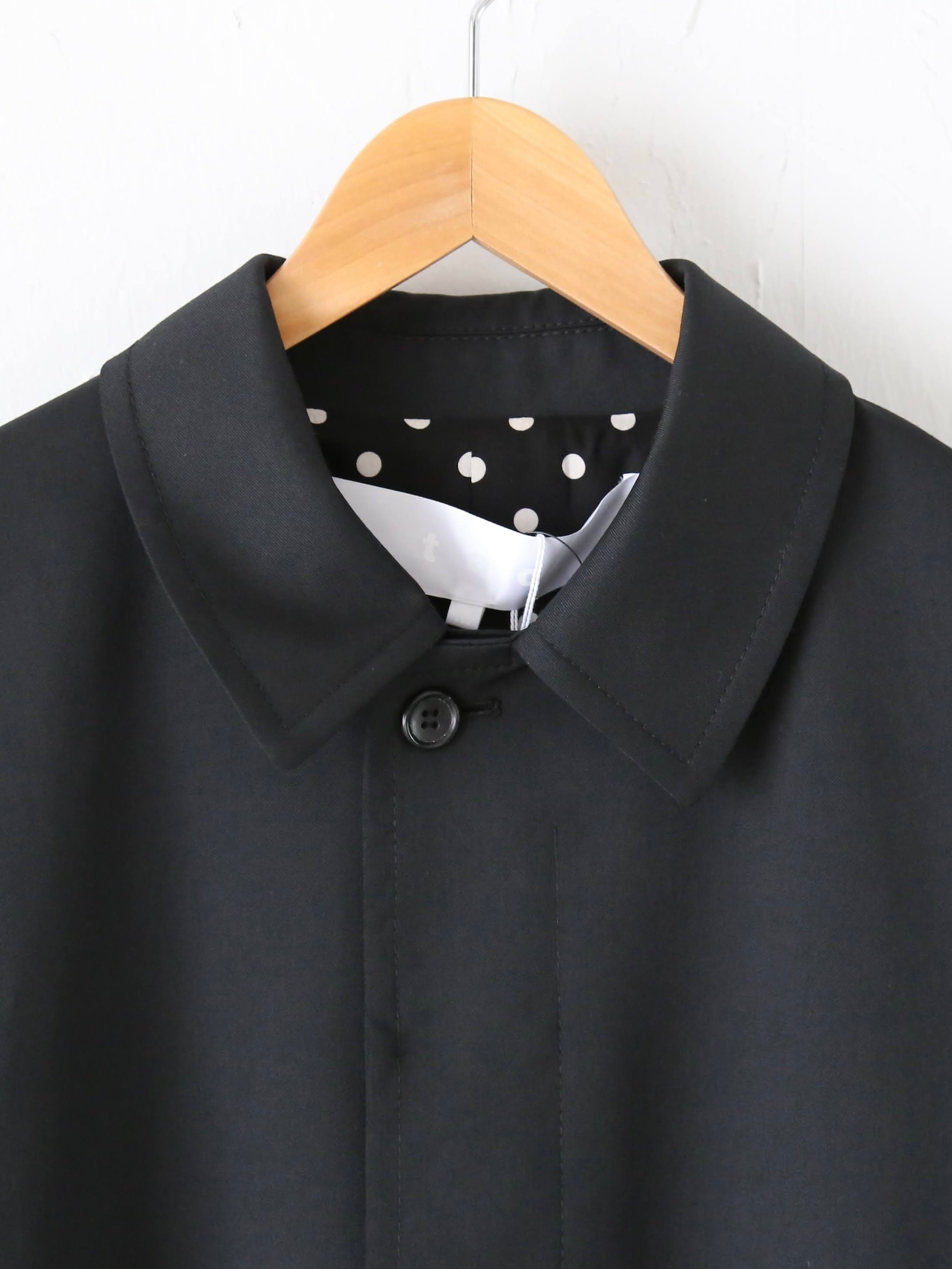 tao ウールエステルギャバ先染コート [TP-C001-051]