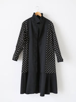画像をギャラリービューアに読み込む, tao ウールエステルギャバ先染コート [TP-C001-051]
