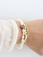 画像をギャラリービューアに読み込む, a.k.mom 淡水パールとハートのブレスレット[30]
