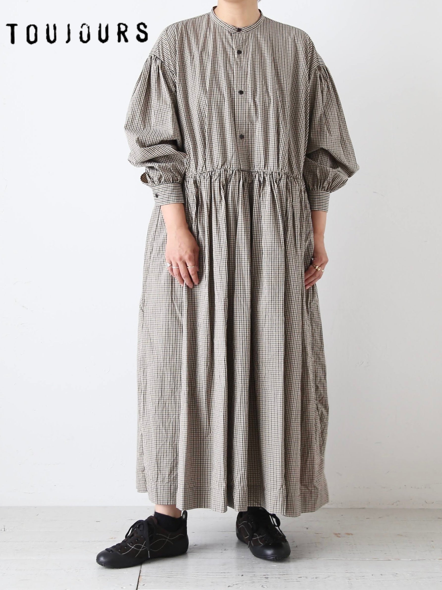 TOUJOURS クラシックギャザードドレス [QM45KD04] – CREER