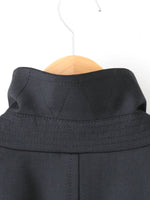 画像をギャラリービューアに読み込む, tao ウールエステルギャバ先染コート [TP-C001-051]
