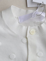 画像をギャラリービューアに読み込む, tao  綿天竺ドット柄カーディガン [TQ-N015-051]
