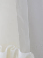 画像をギャラリービューアに読み込む, noir kei ninomiya ウール天竺×エステルオーガンジートップス [3P-T006-051]
