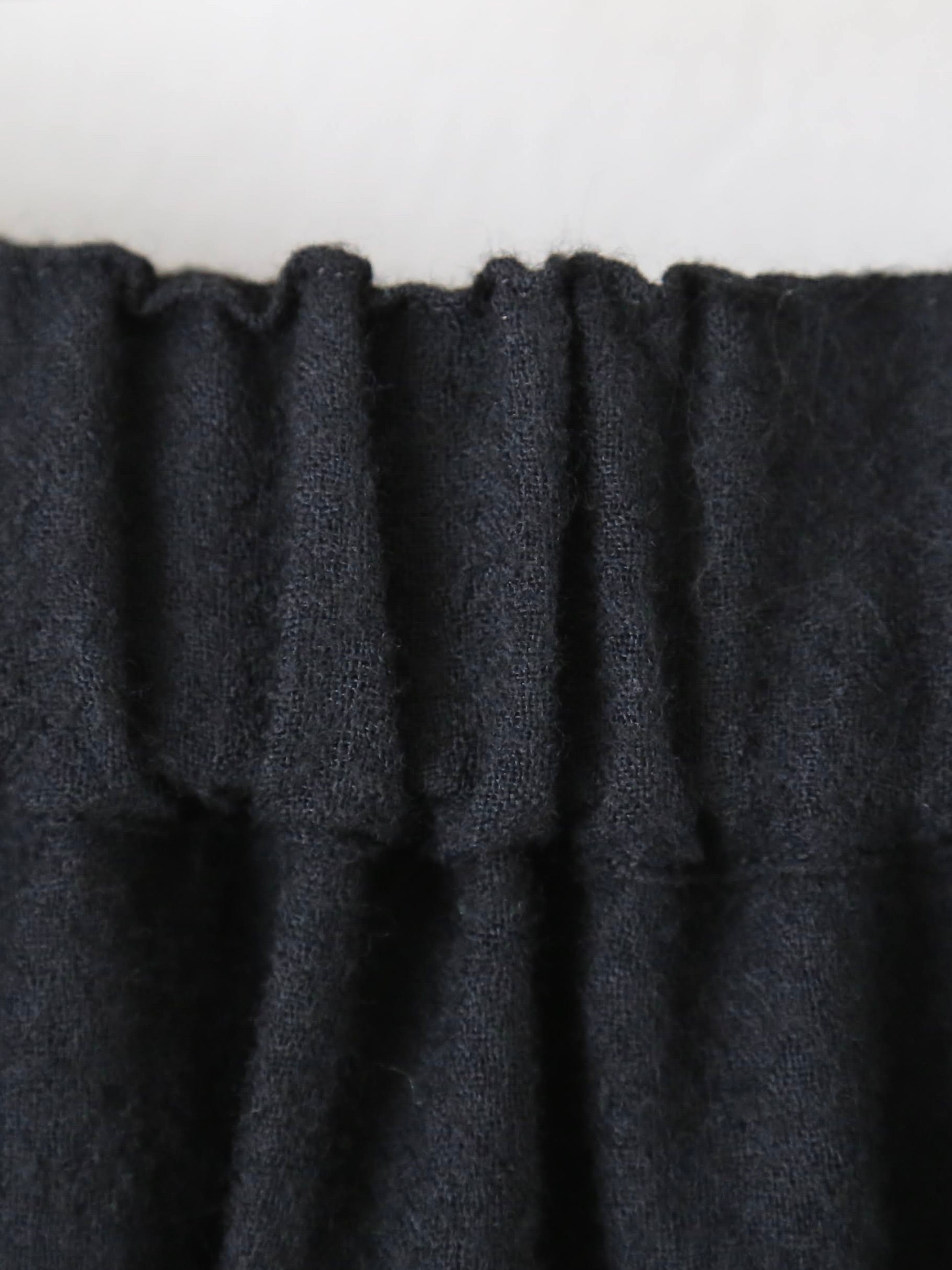 noir kei ninomiya ウールナイロンミルドスカート [3P-S007-051]