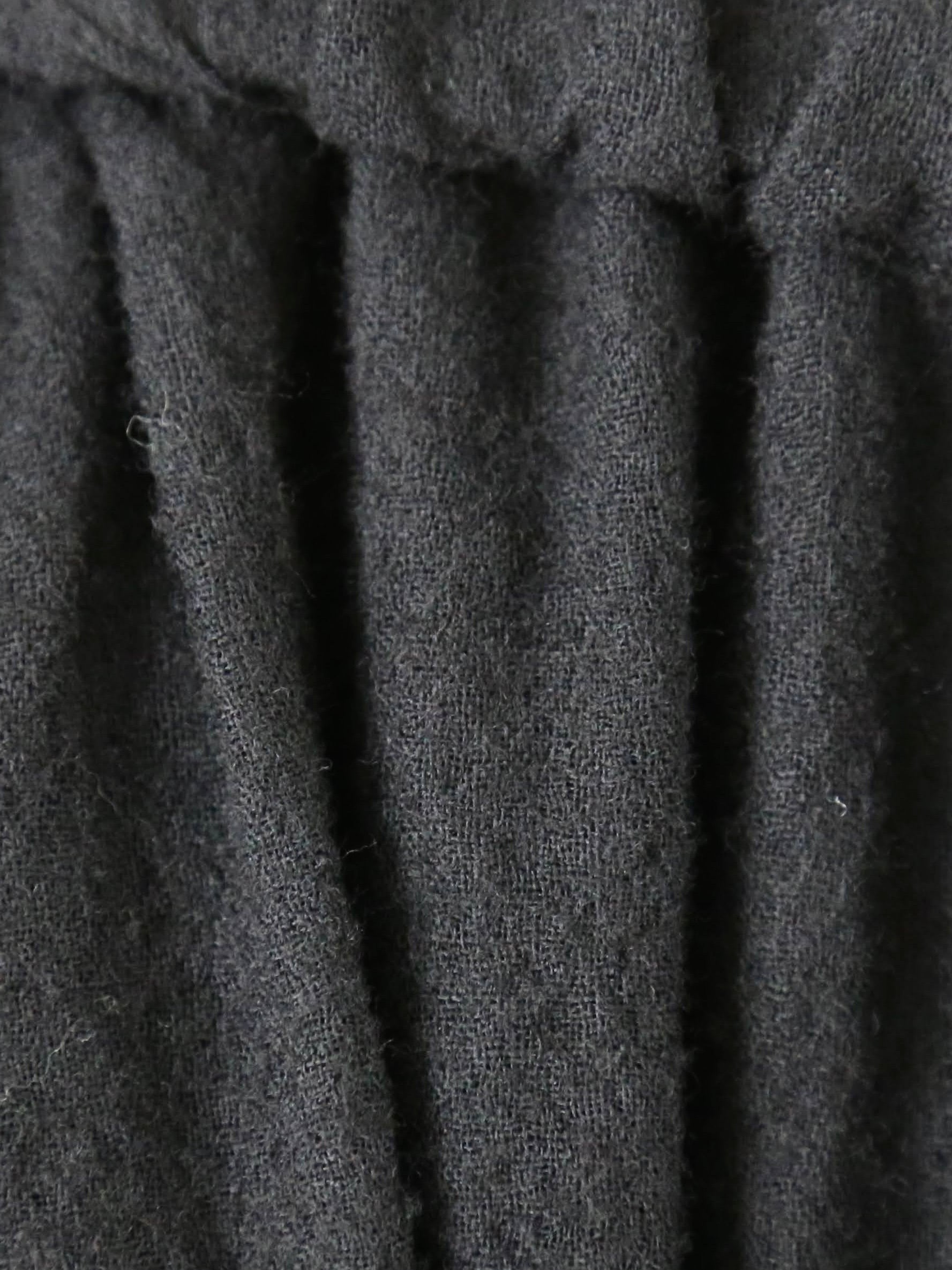 noir kei ninomiya ウールナイロンミルドスカート [3P-S007-051]